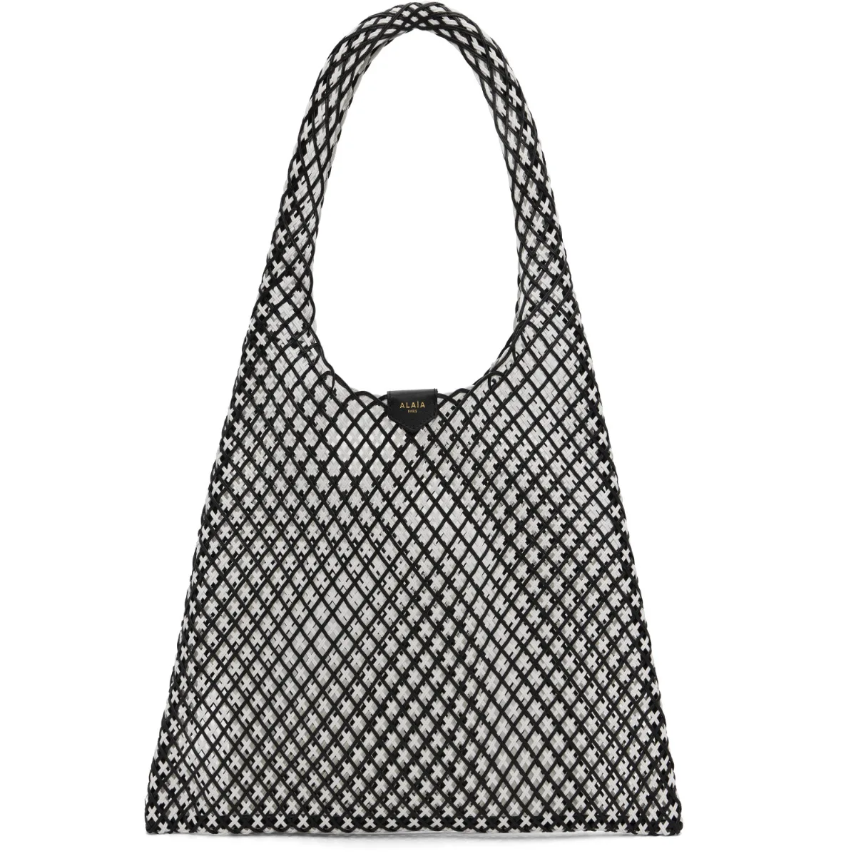One Piece Leather Net Tote by ALAÏA