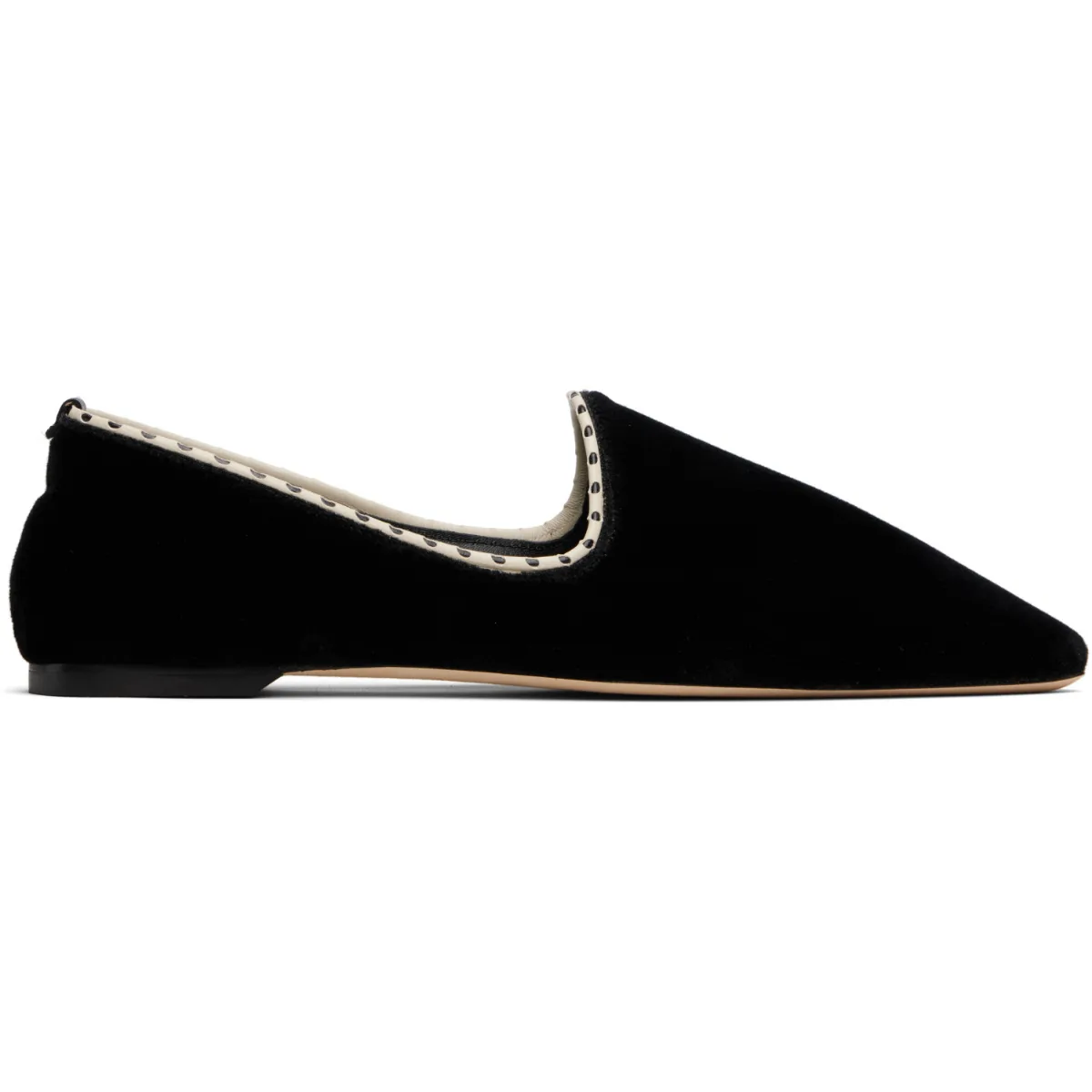Velvet Venetian Slippers by TOTEME