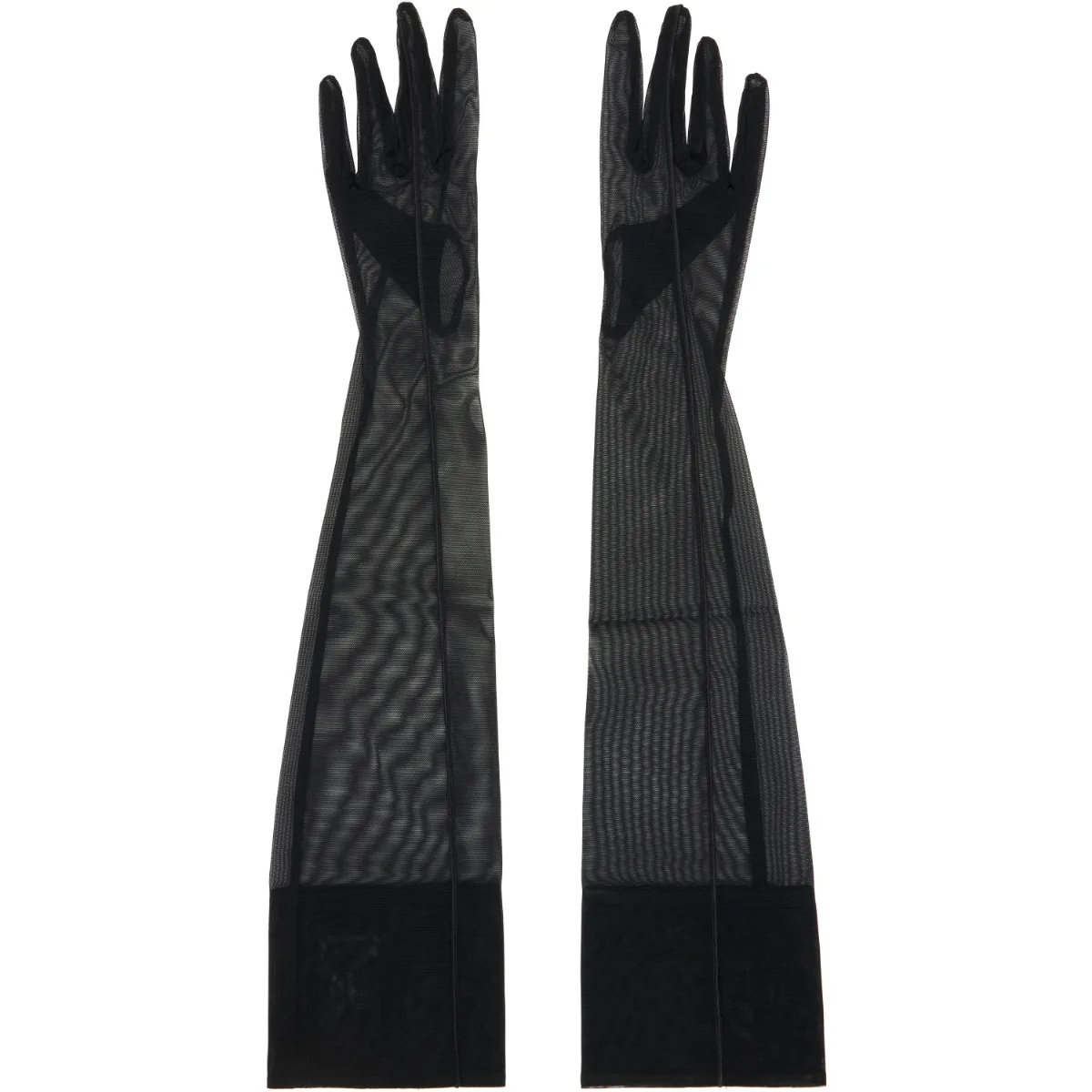 Re/Edit Stretch Illusion Gloves by Mugler