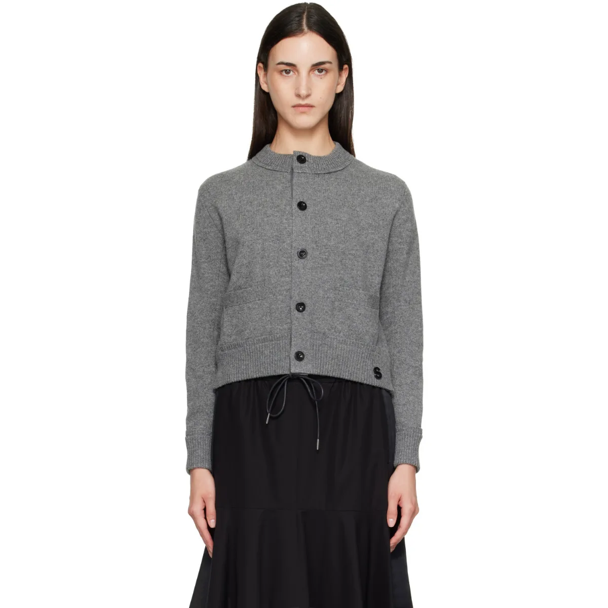 Wool Knit Cardigan by sacai
