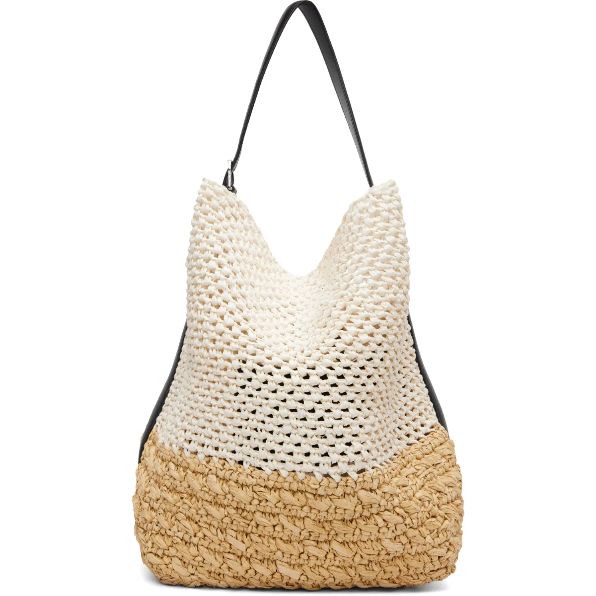 Belted Paper Raffia Tote by TOTEME
