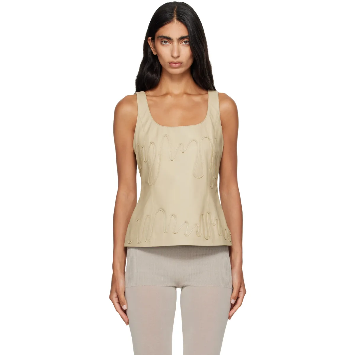 Fil Leather Top by Paloma Wool