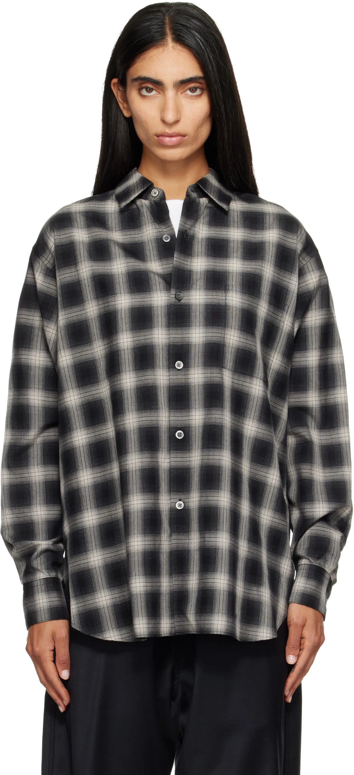 Cotton Oversized LS Shirt