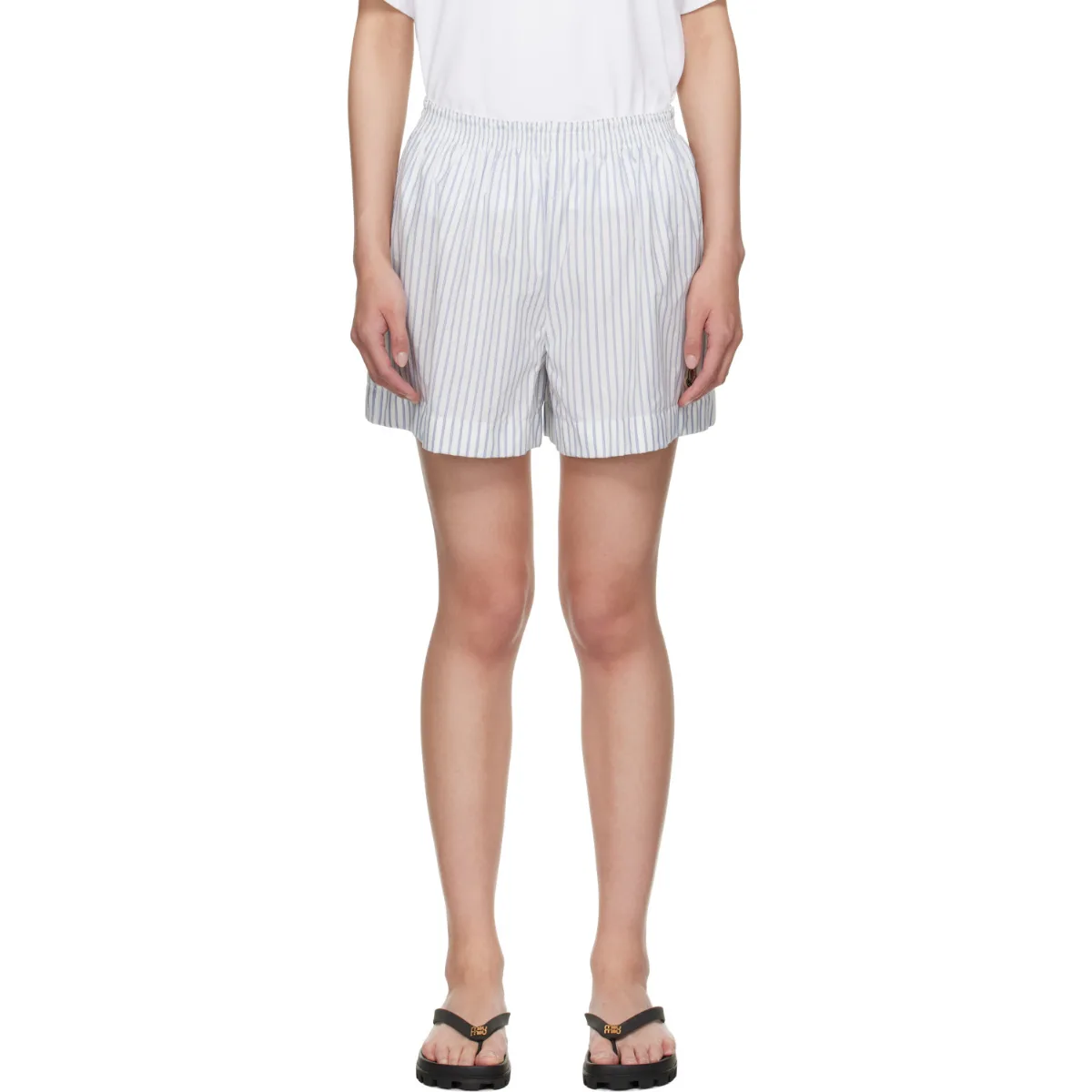 Striped Shorts by Moncler