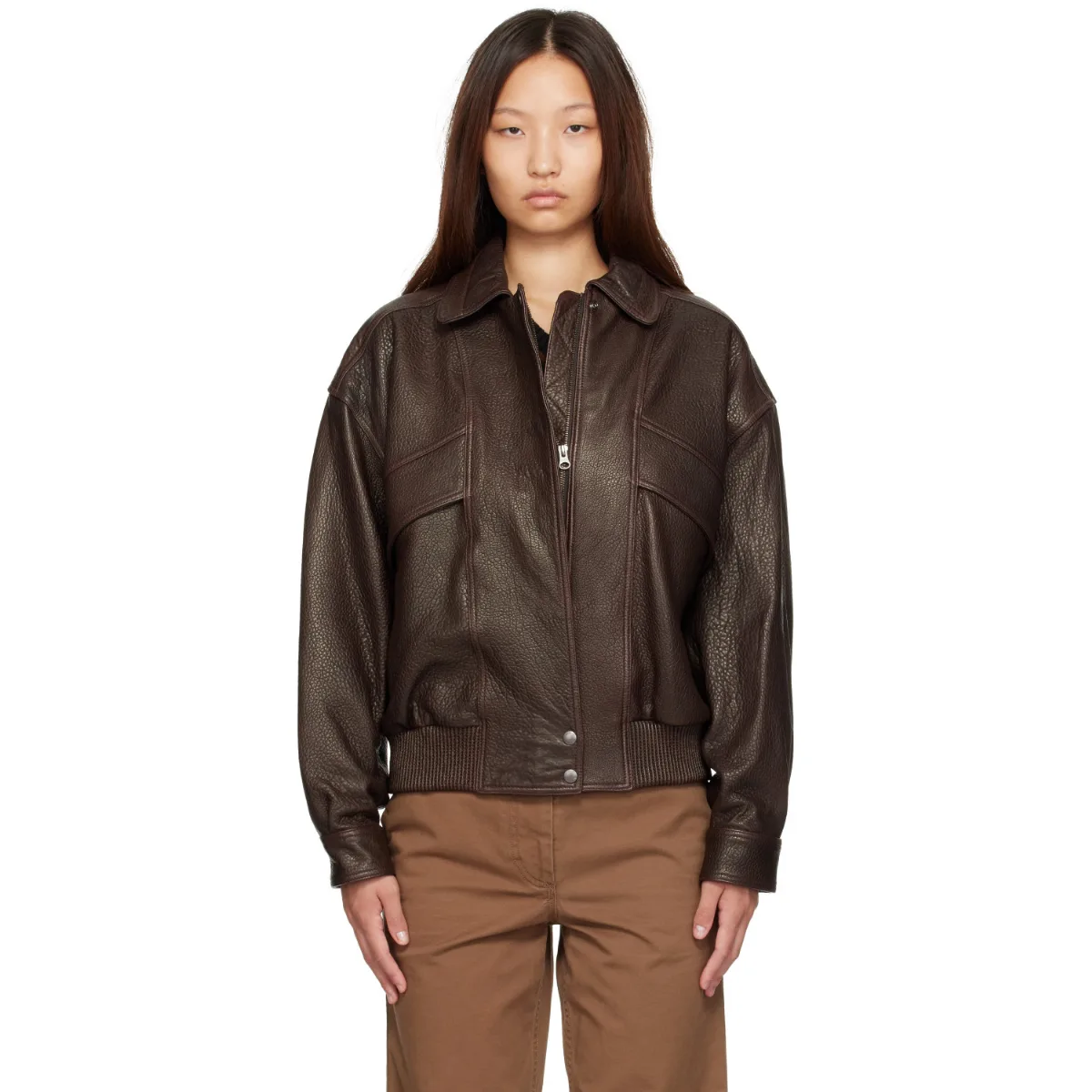 Lambskin Bomber Jacket by Nothing Written