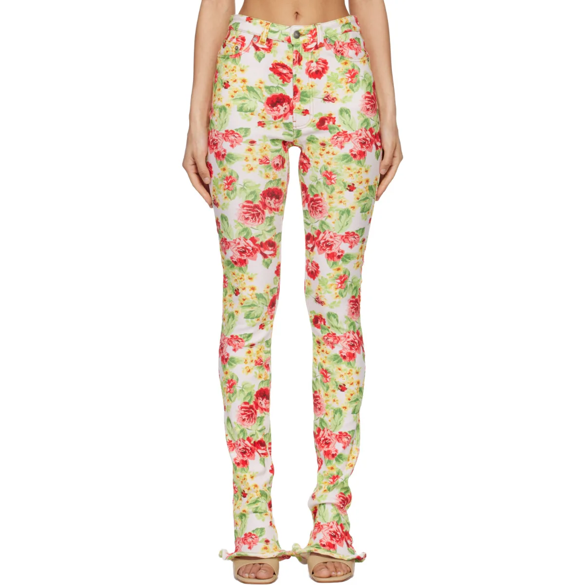 Printed Casual Leggings by Acne Studios