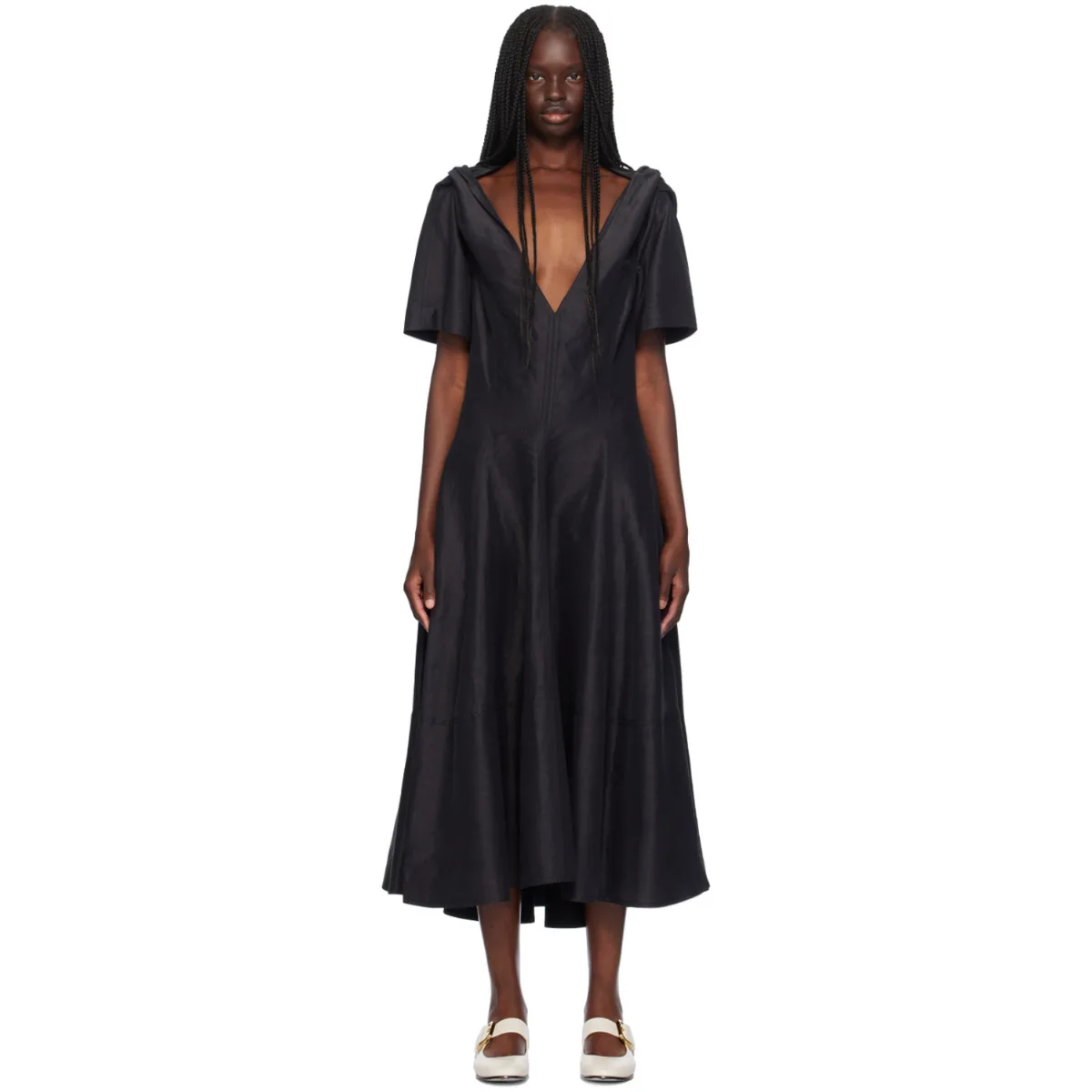 Fluid Midi Dress by Bottega Veneta