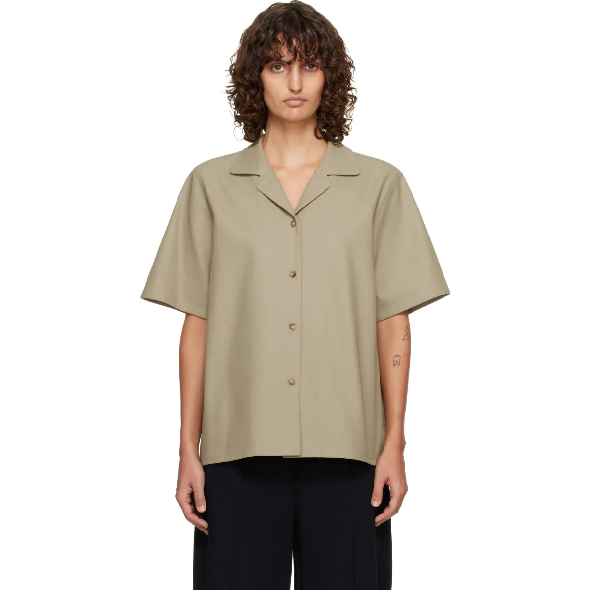 Twill Short Sleeve Shirt by LE17SEPTEMBRE
