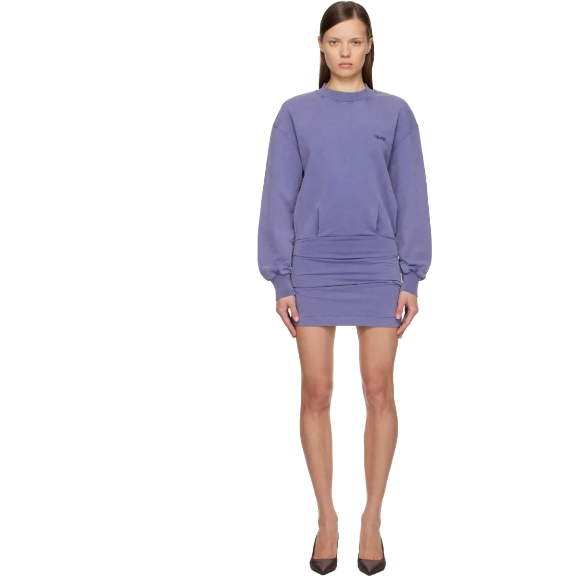 Light American Fleece Minidress by The Attico