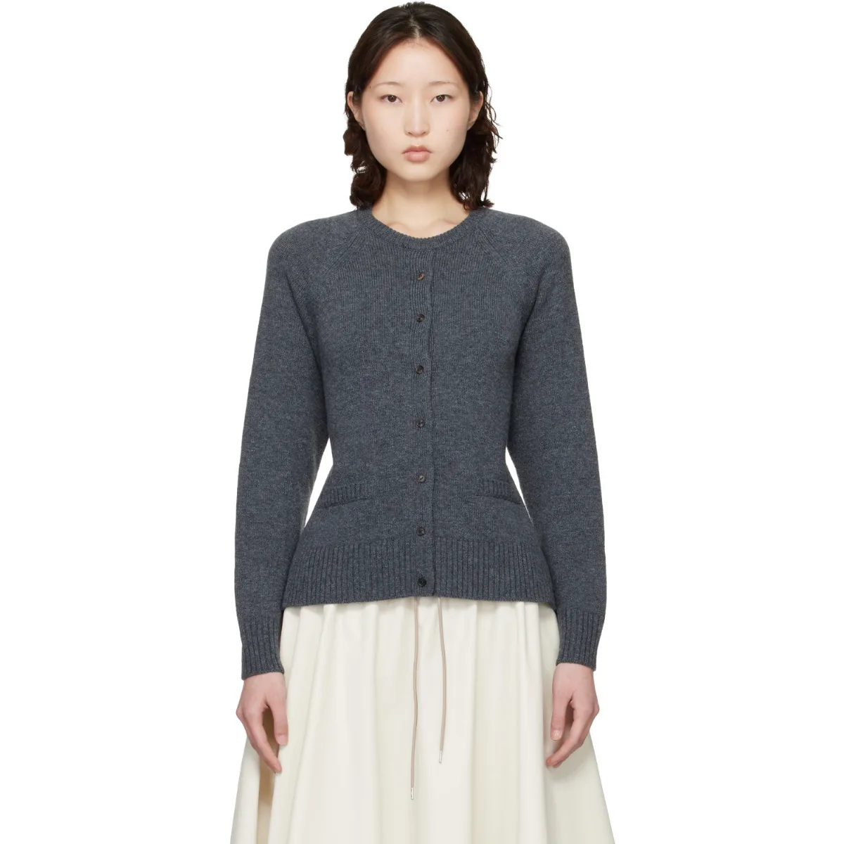 Merino Wool Open-Back Cardigan by Cordera