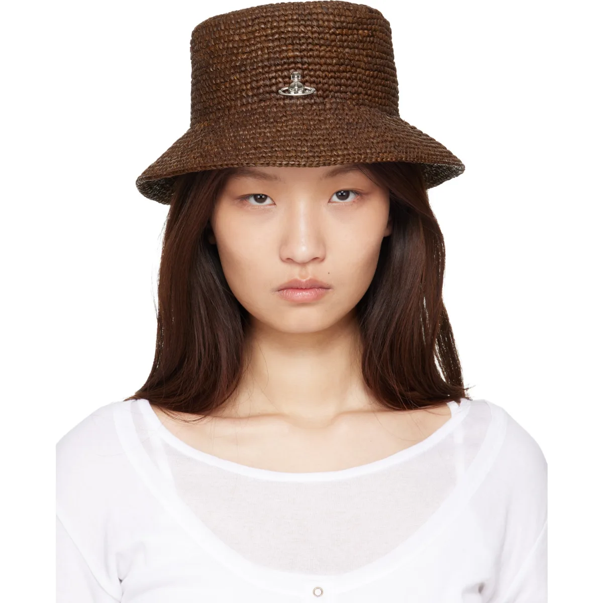 Raffia Bucket Hat by Vivienne Westwood