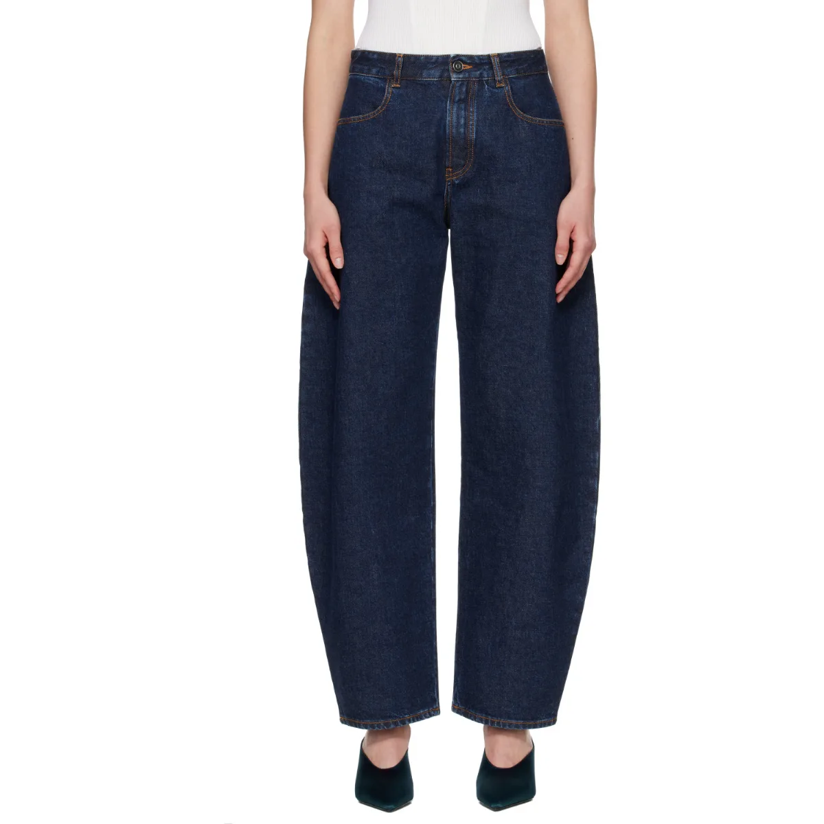Low Round Jeans by ALAÏA