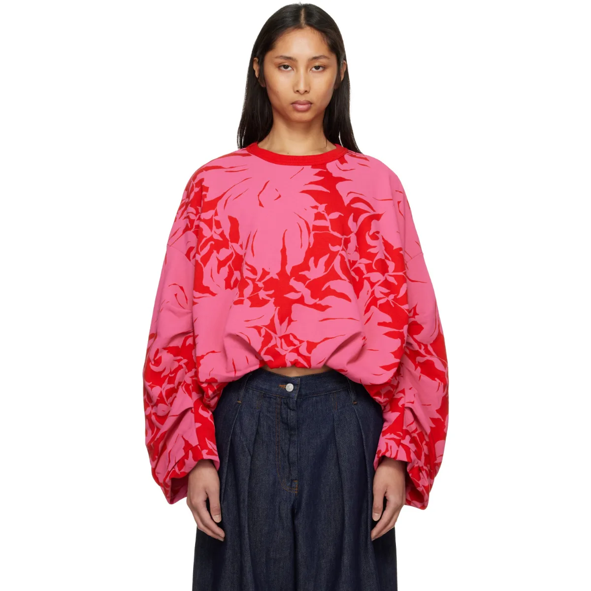 Draped Sweatshirt