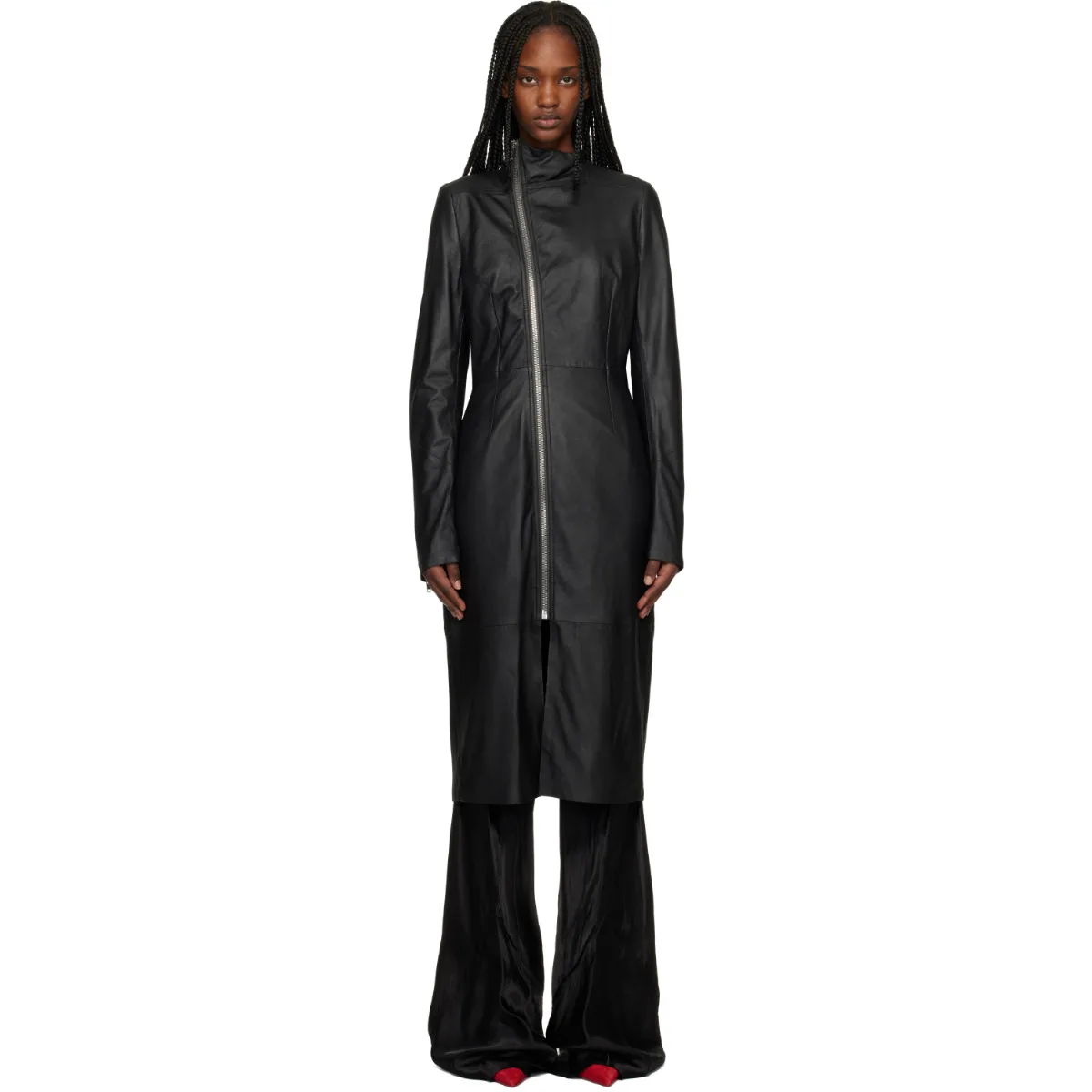 Temple Gary Leather Coat