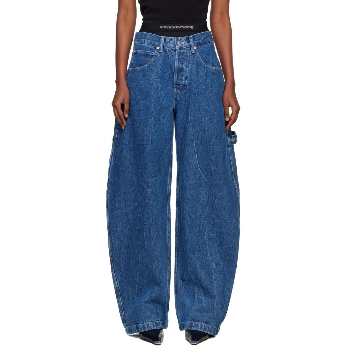 Pre-Styled Mid-Rise Oversized Jeans by Alexander Wang