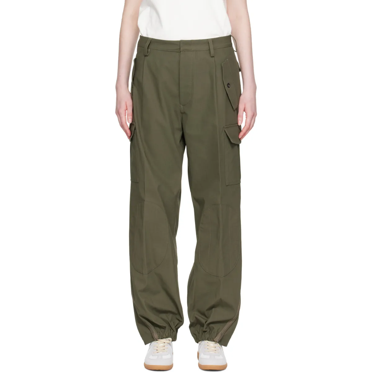 Twill Cargo Pants by Maison Margiela