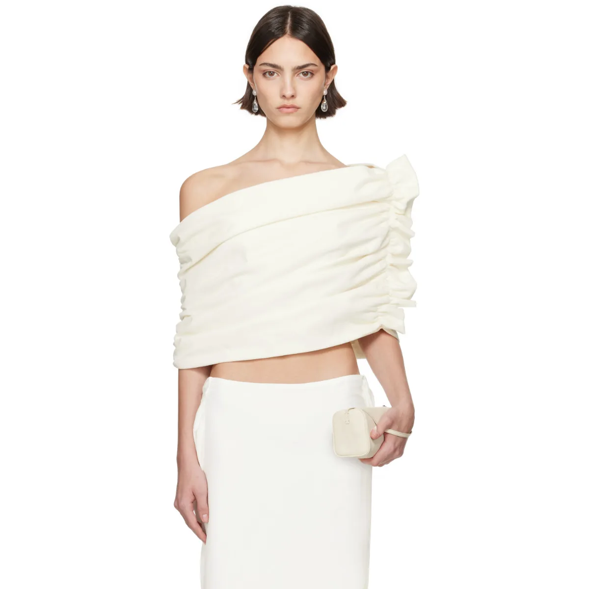 Bridal Capsule Velvet Shawl Top by COLLEEN ALLEN