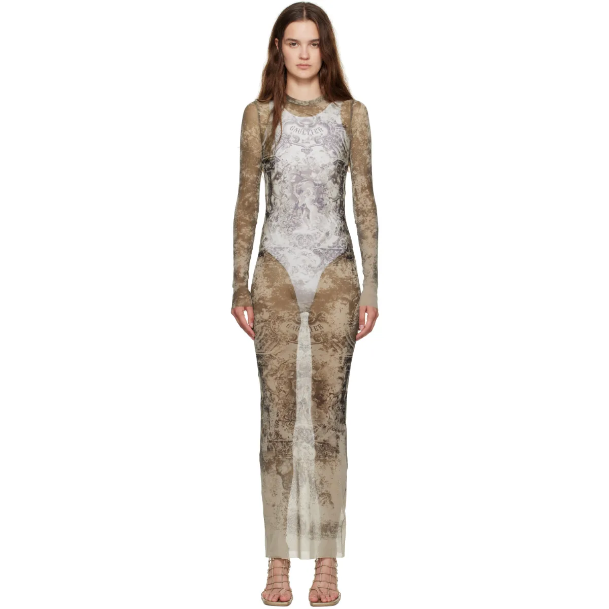 The Long Médaillon Maxi Dress by Jean Paul Gaultier
