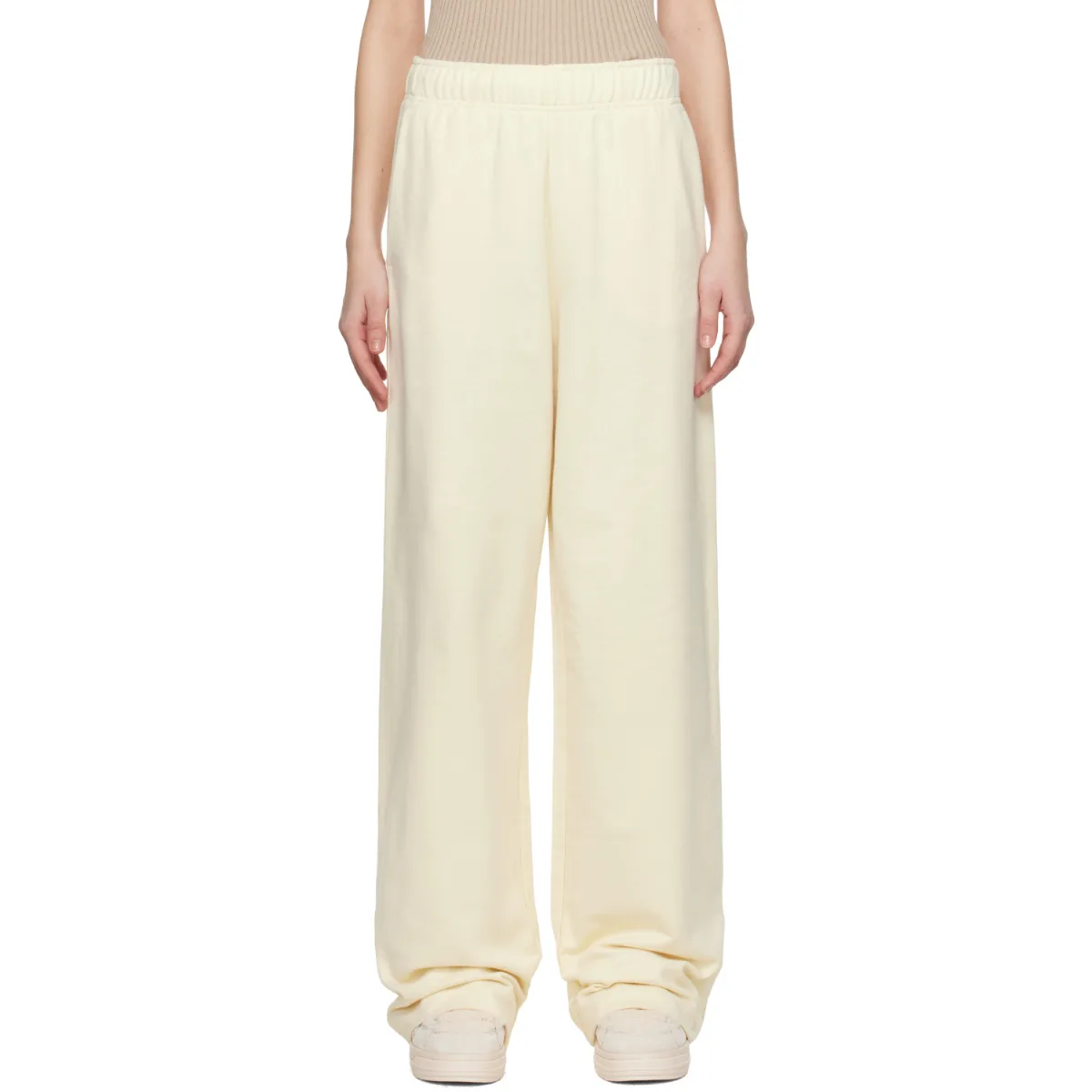 Wide Leg Cotton Sweatpants by Moncler