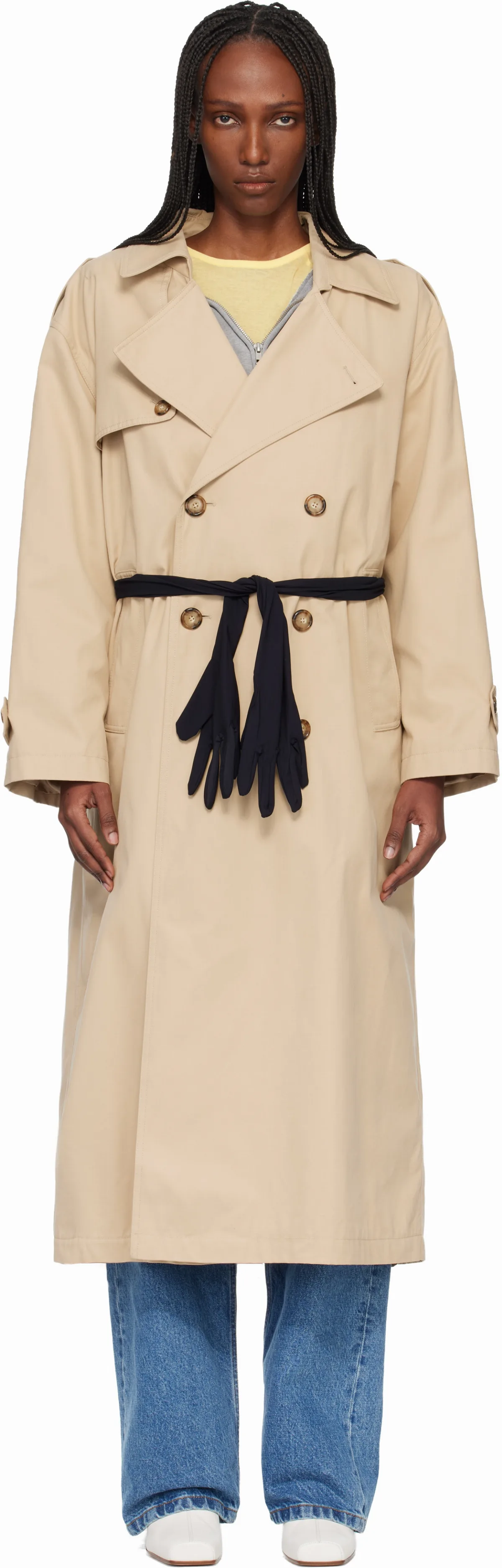 Gloves Cotton Trench Coat