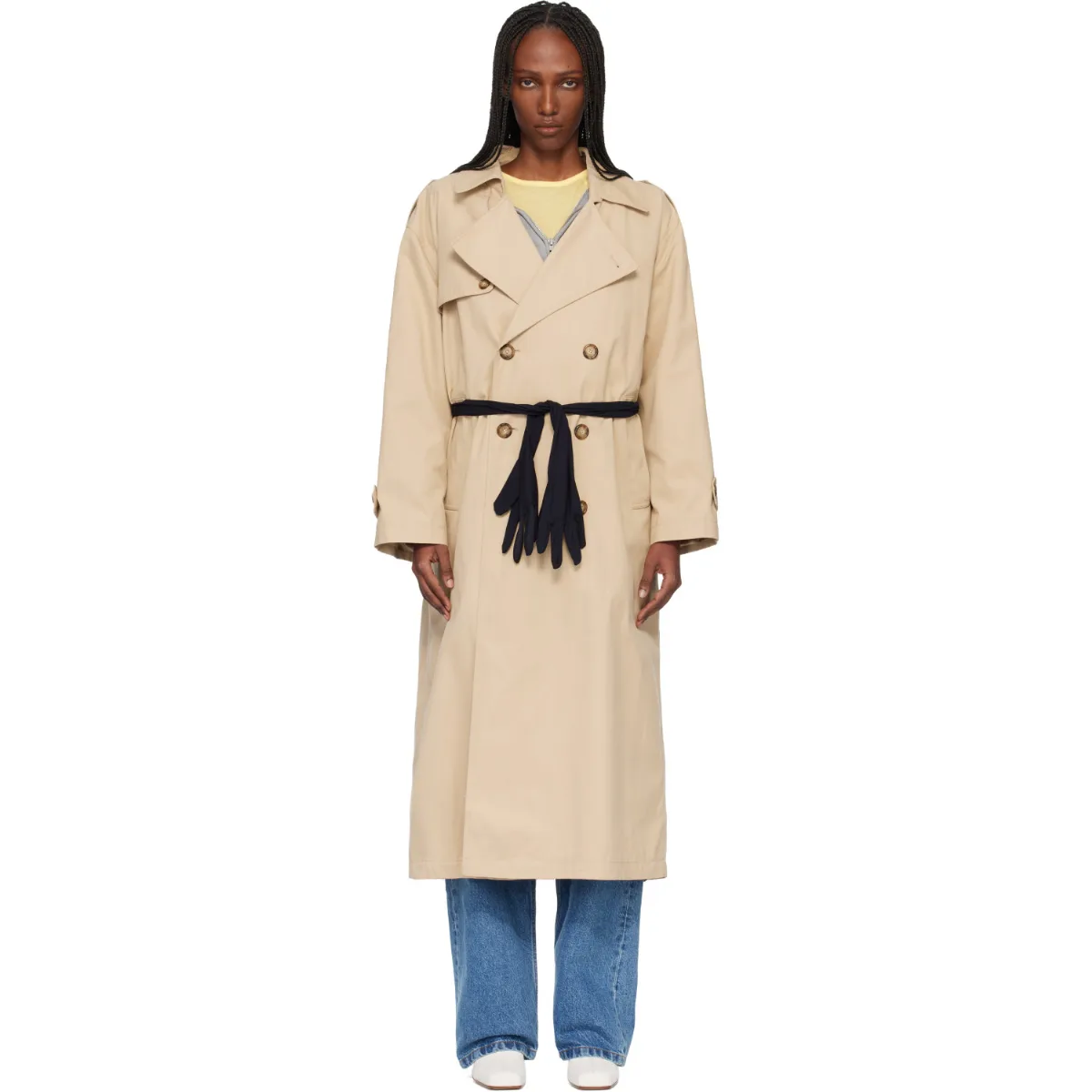 Gloves Cotton Trench Coat