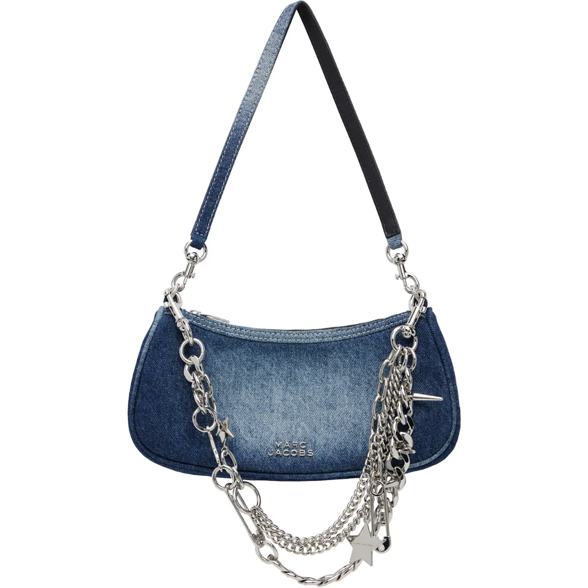 The Faded Denim Charm Shoulder Bag by Marc Jacobs