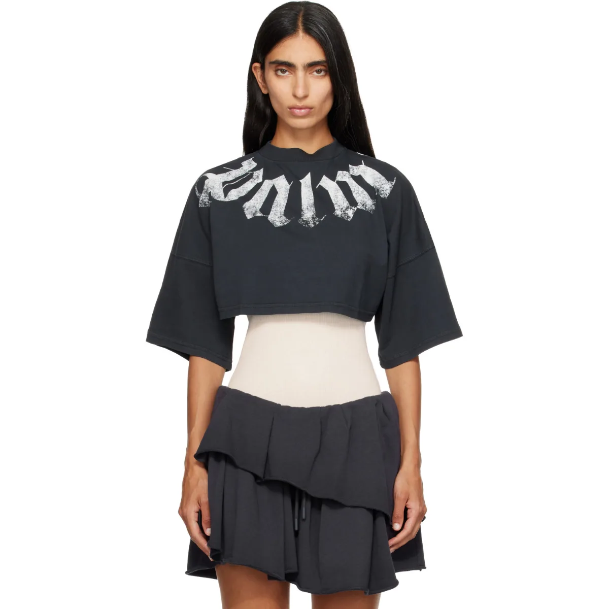 Big Neck Logo Mini T-Shirt by Palm Angels