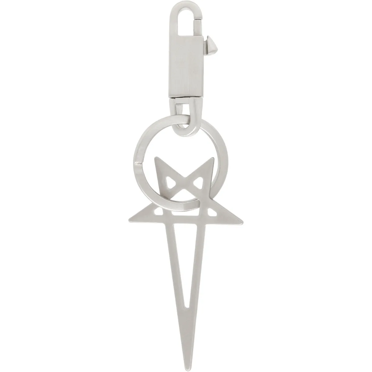 Pentagram Keychain by Rick Owens