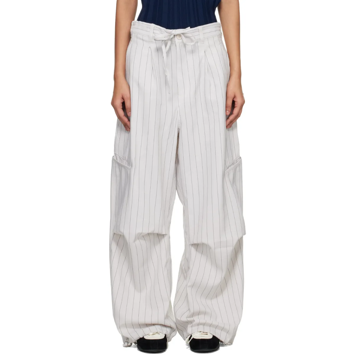 Pinstripe UT Straight Leg Lounge Pants by Y-3