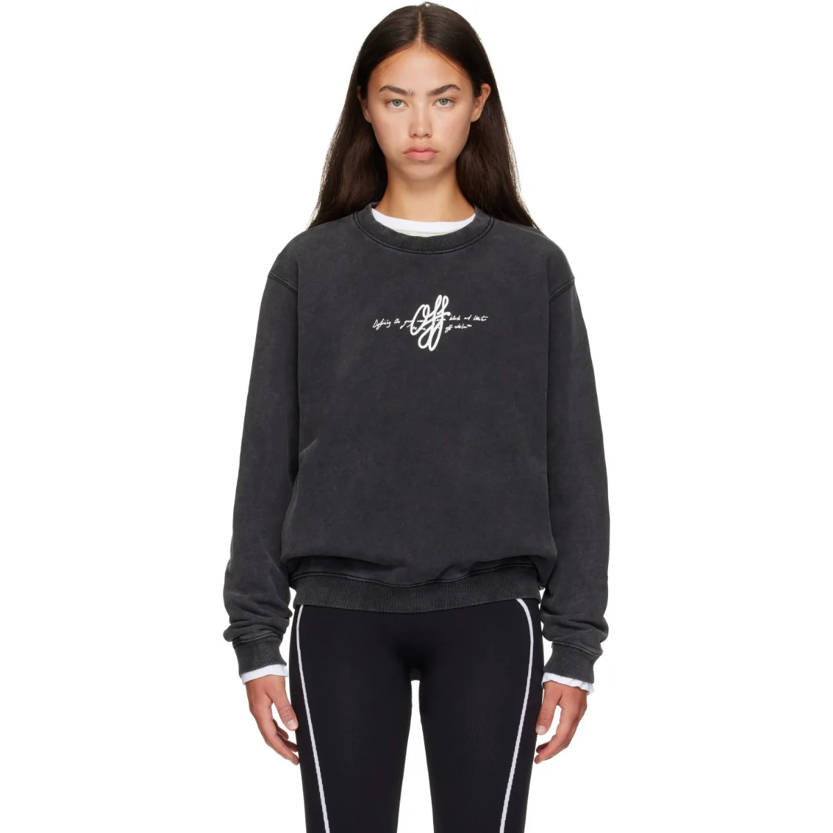 Off White Stroke Sweatshirt by Off-White