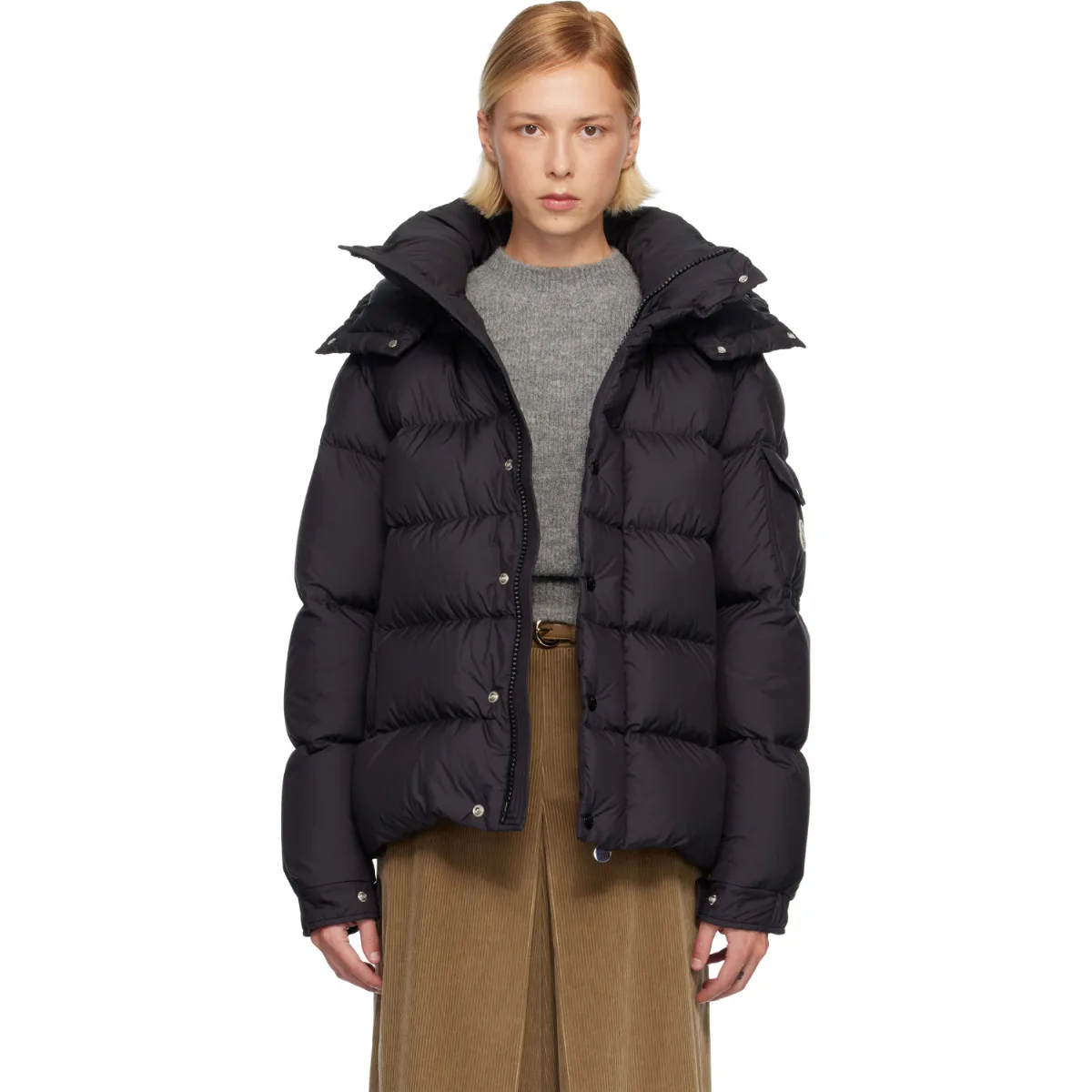 Maya 70 Hooded Short Down Jacket