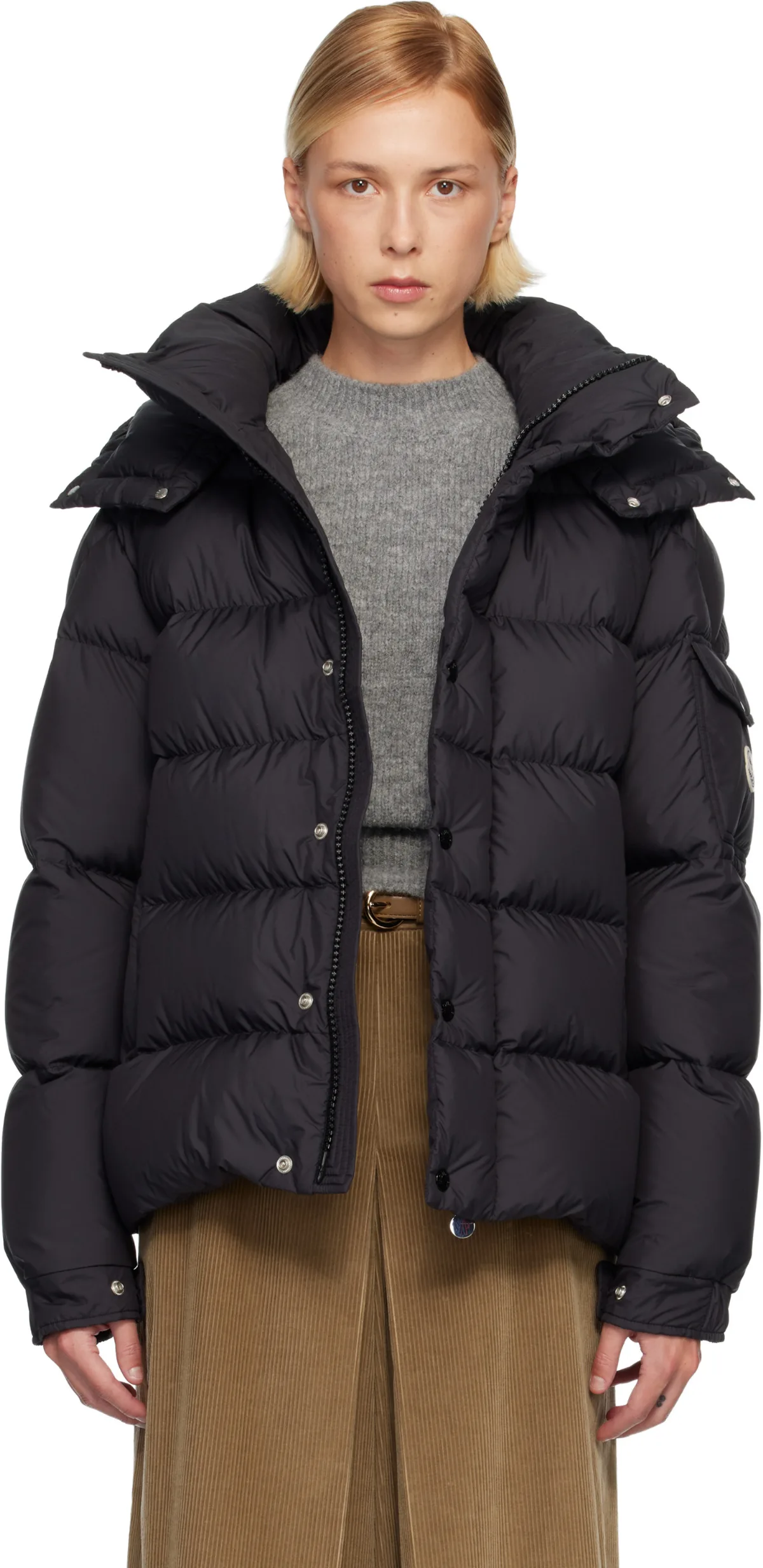 Maya 70 Hooded Short Down Jacket