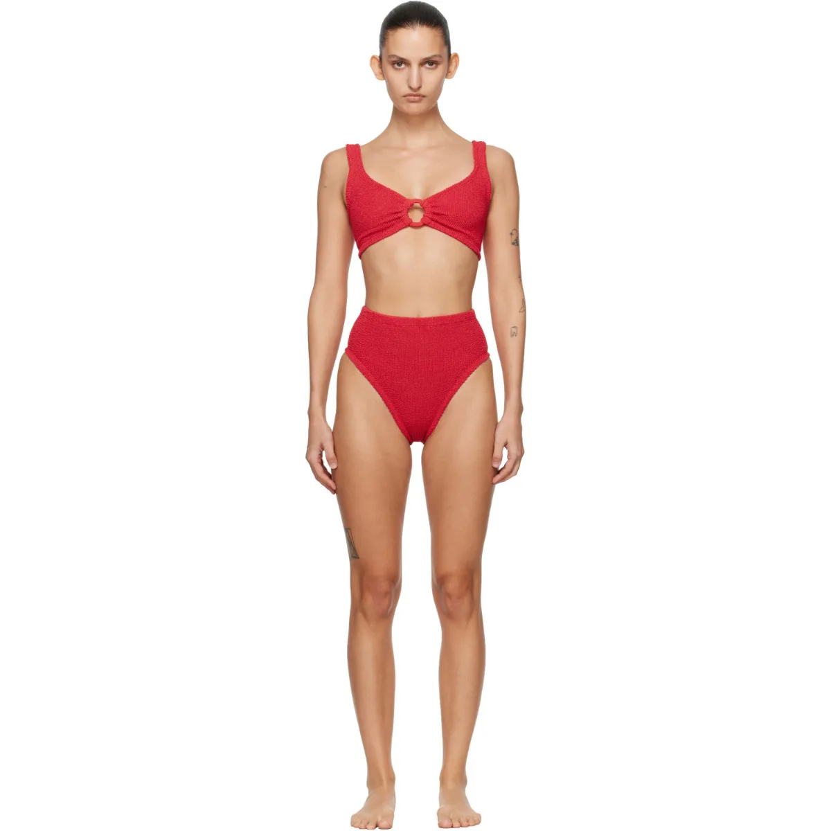 Nadine Tonal Hoops Bikini