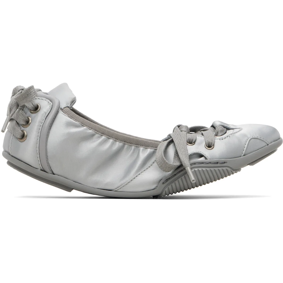 Lace-Up Satin Sneakers by Acne Studios