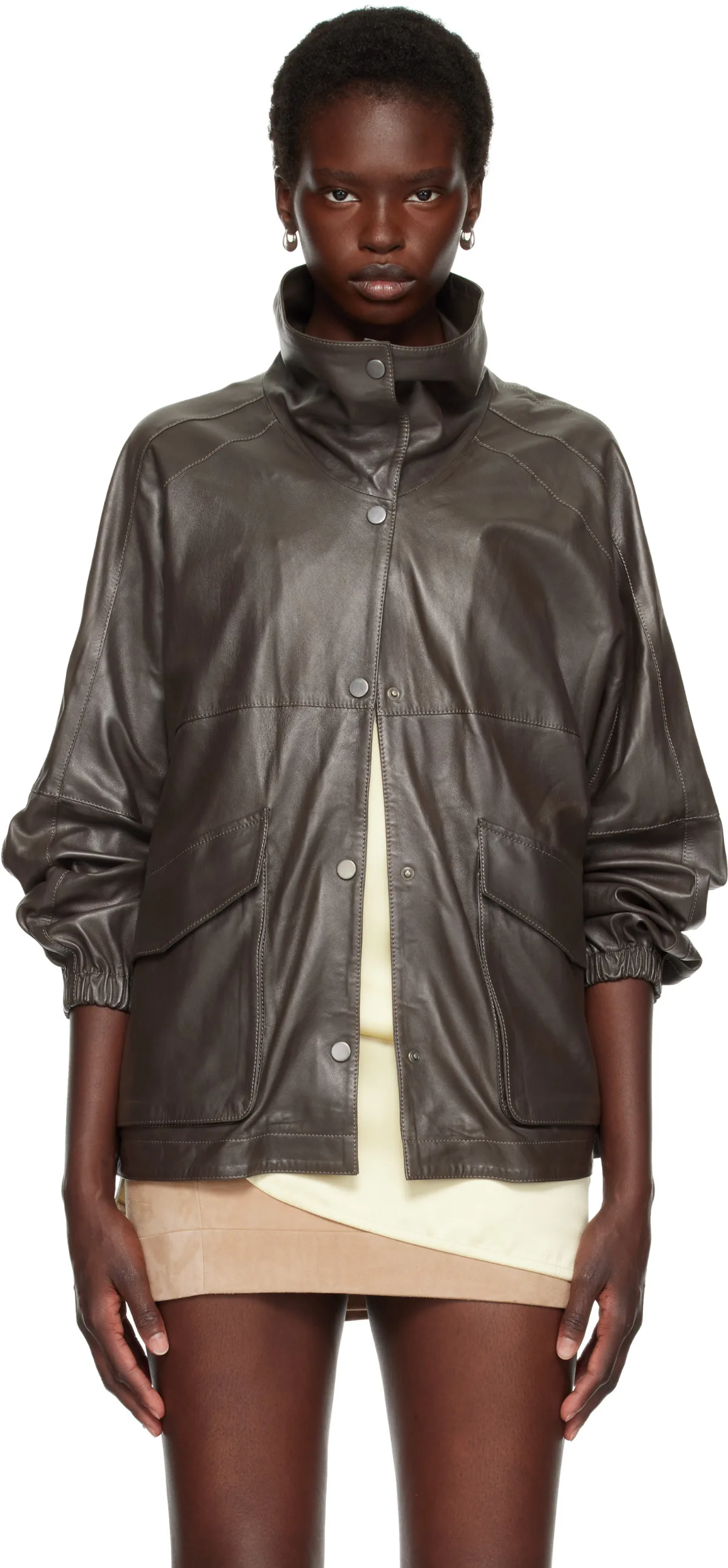 Anorak Leather Jacket