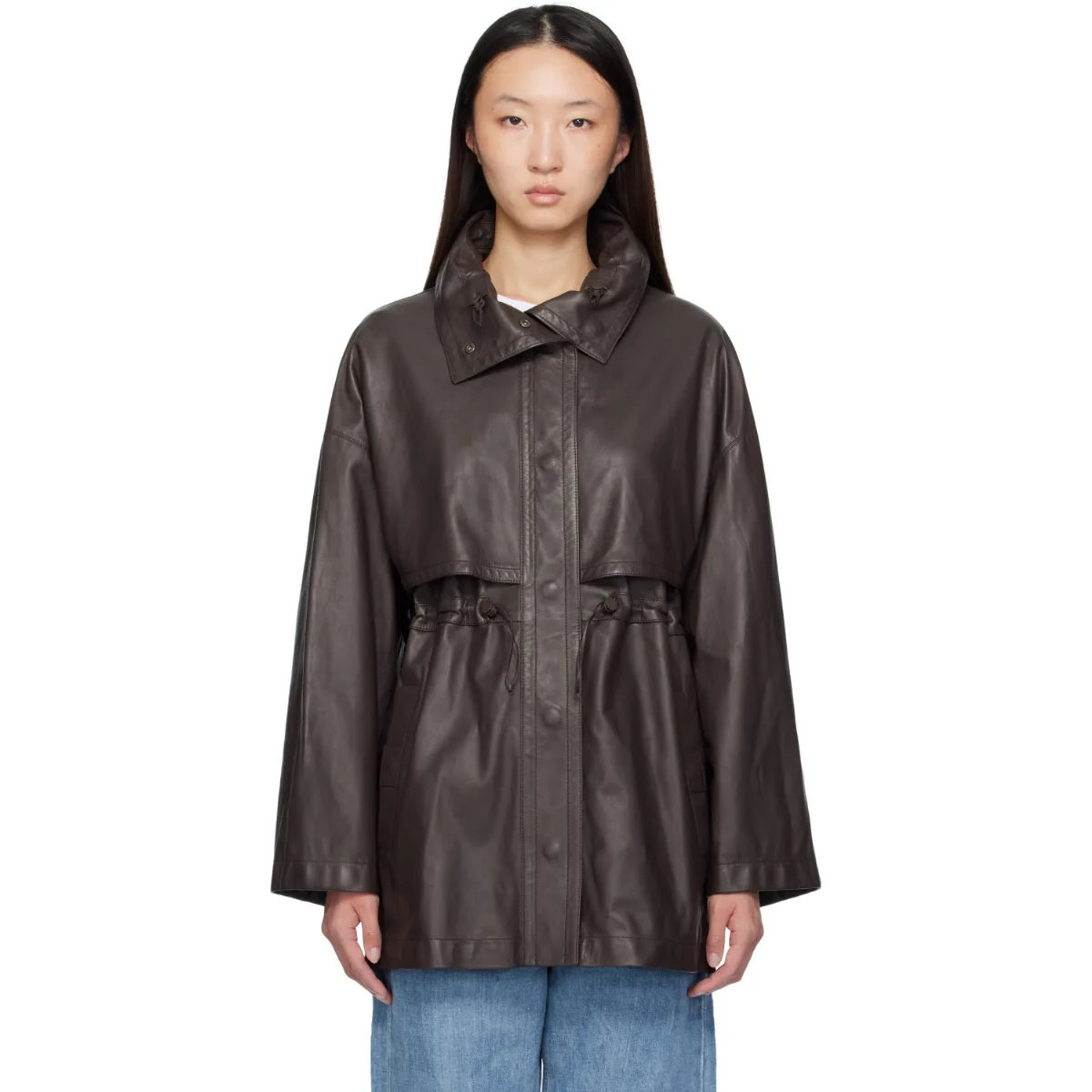 Herbie Leather Jacket by The Row