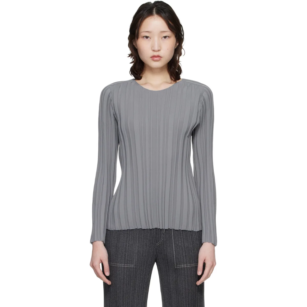 Rib Knit Top by PLEATS PLEASE ISSEY MIYAKE