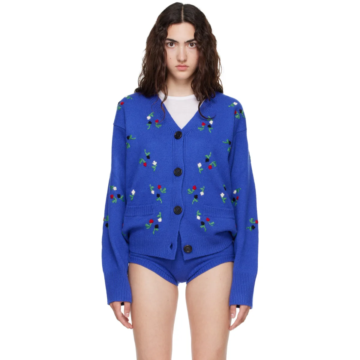 Floral Details Cardigan by Marni