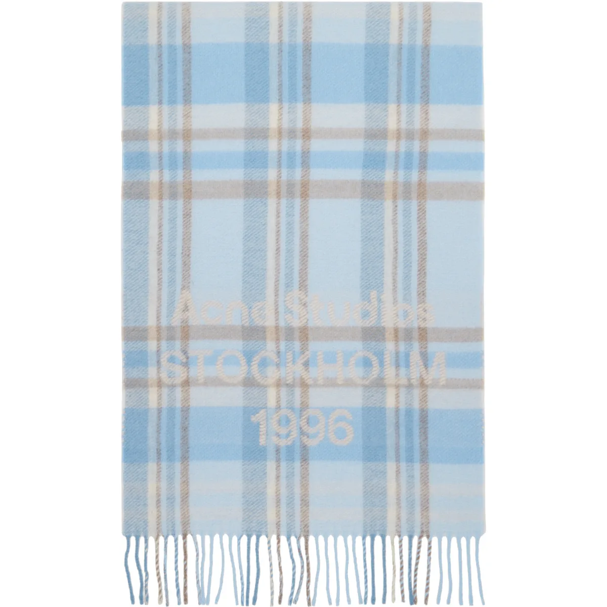 Logo Fringe Scarf by Acne Studios