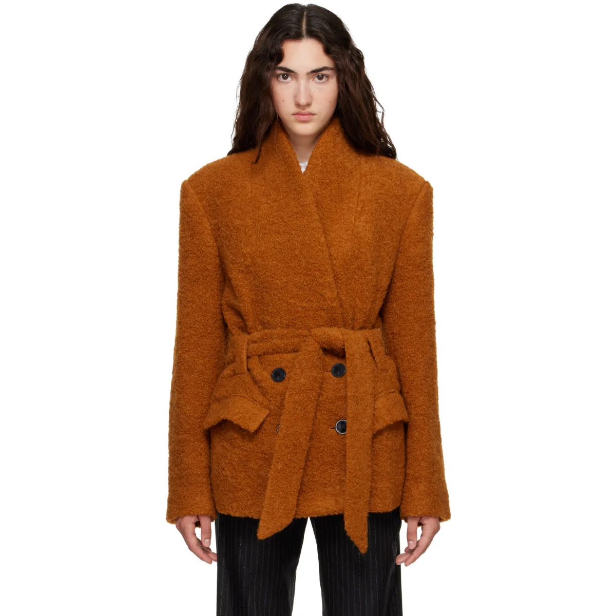 Syndra Alpaca Bouclé Jacket by Isabel Marant