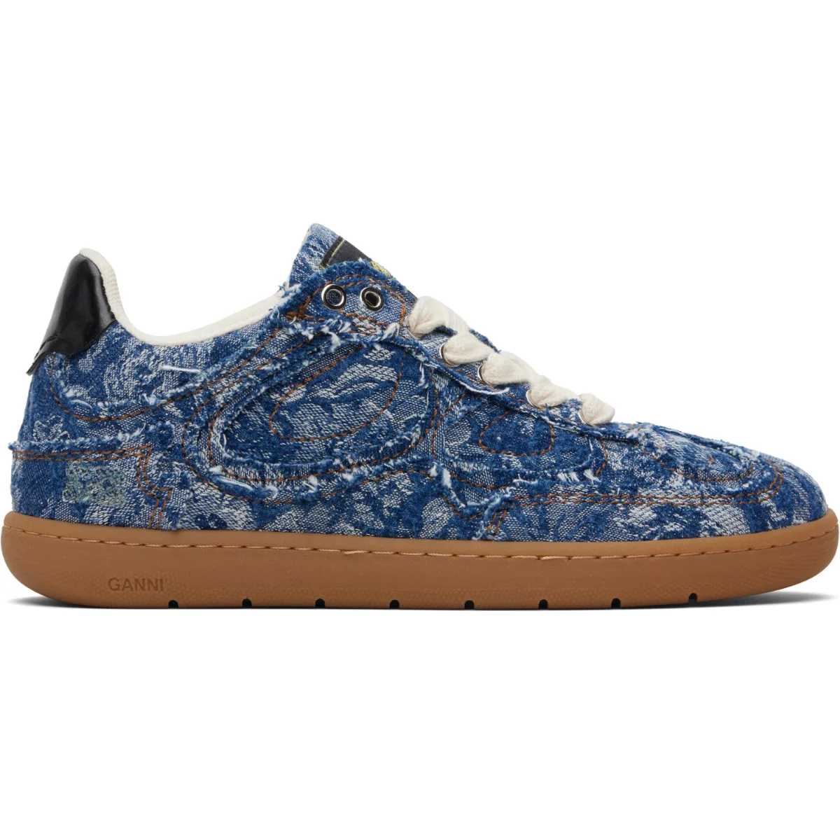 Denim Tapestry Sneakers by GANNI
