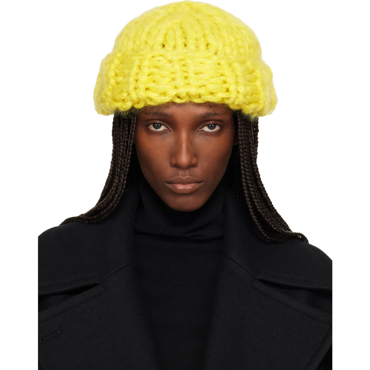 November Silk Mohair Beanie by ISSEY MIYAKE