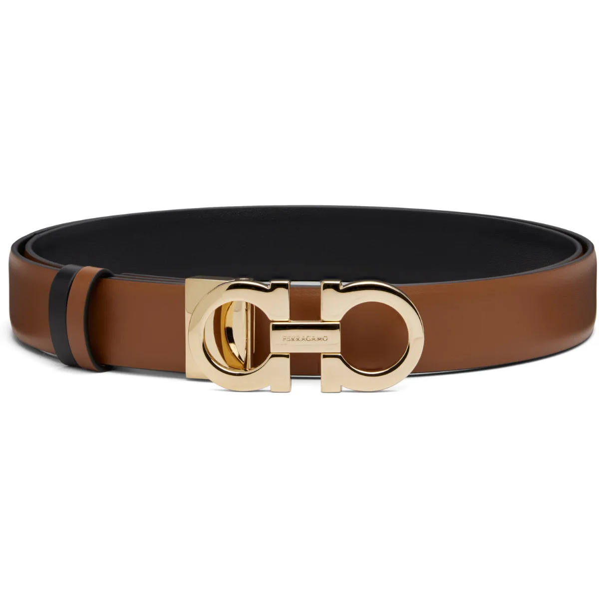 Reversible & Adjustable Gancini Belt by Ferragamo