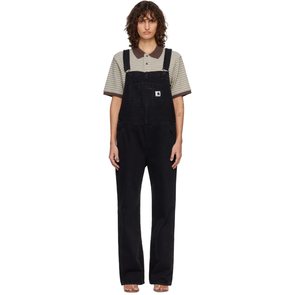 Bib Straight Denim Overalls by Carhartt Work In Progress