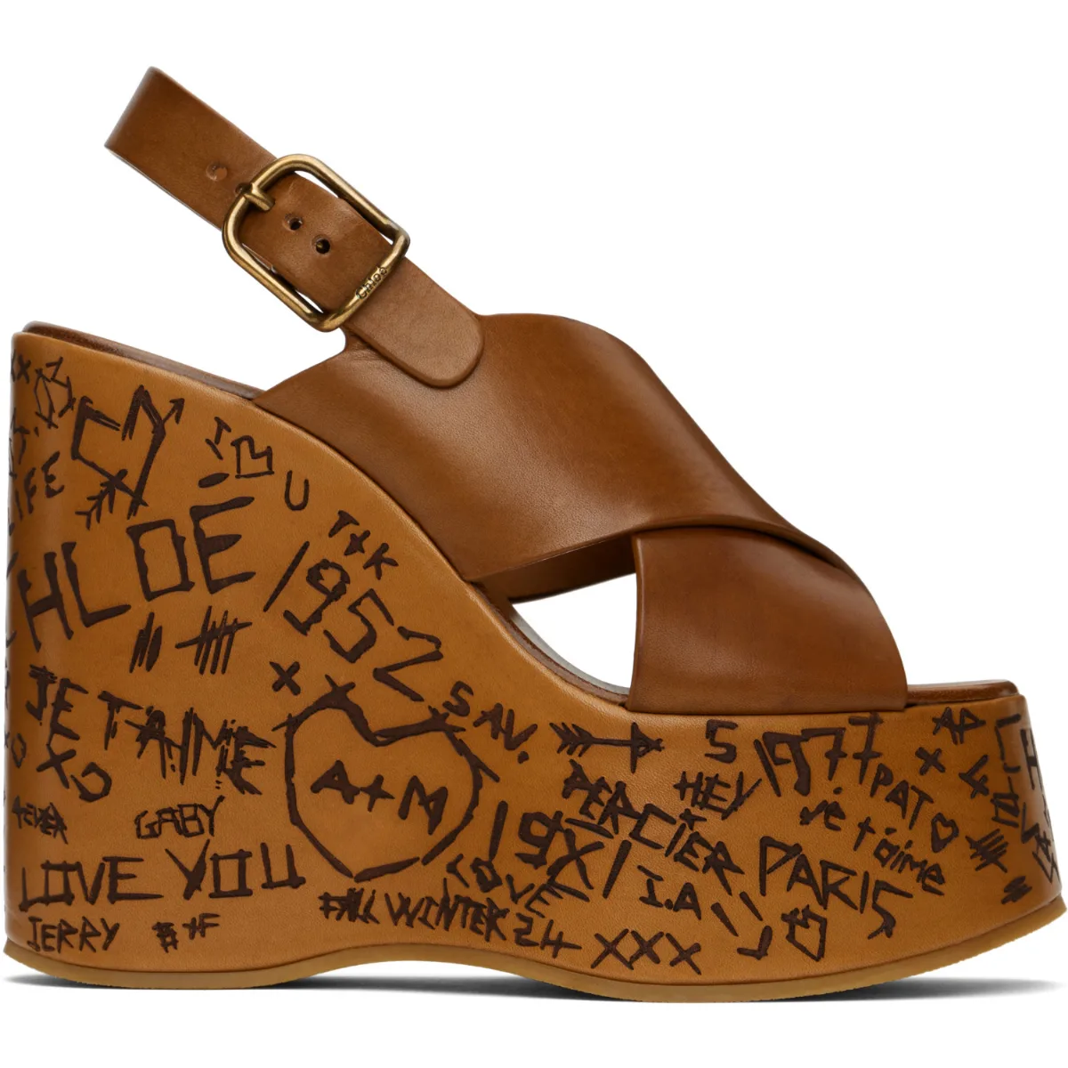 Maxime Wedge Sandals by Chloé