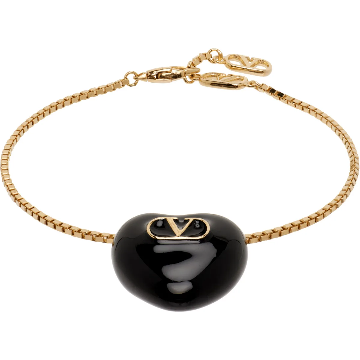 Coeur Royal Metal & Enamel Bracelet by Valentino Garavani