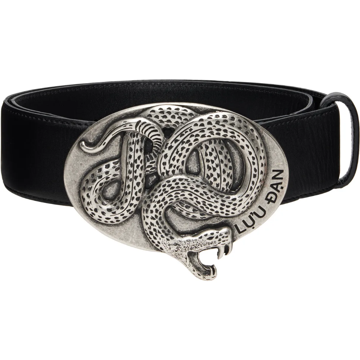 Twisted Snake Cowboy Belt by LU'U DAN