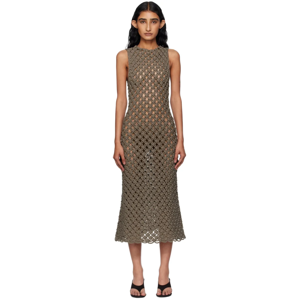 Hand Knotted Midi Dress
