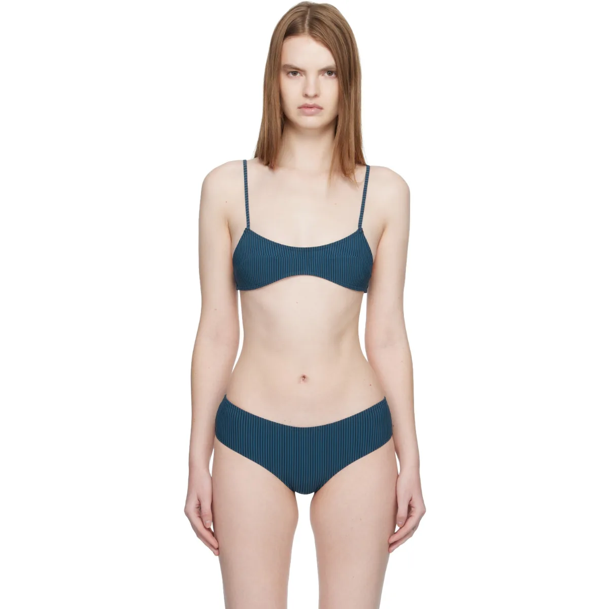 Bream Stripe Bikini Top by Fruity Booty