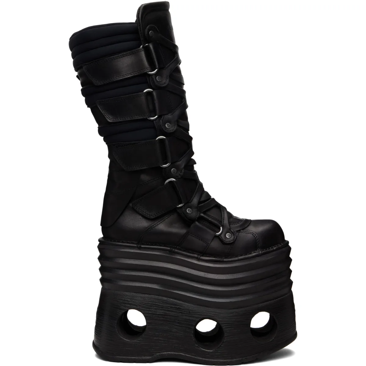 New Rock Edition Platform Tower Boots by VETEMENTS